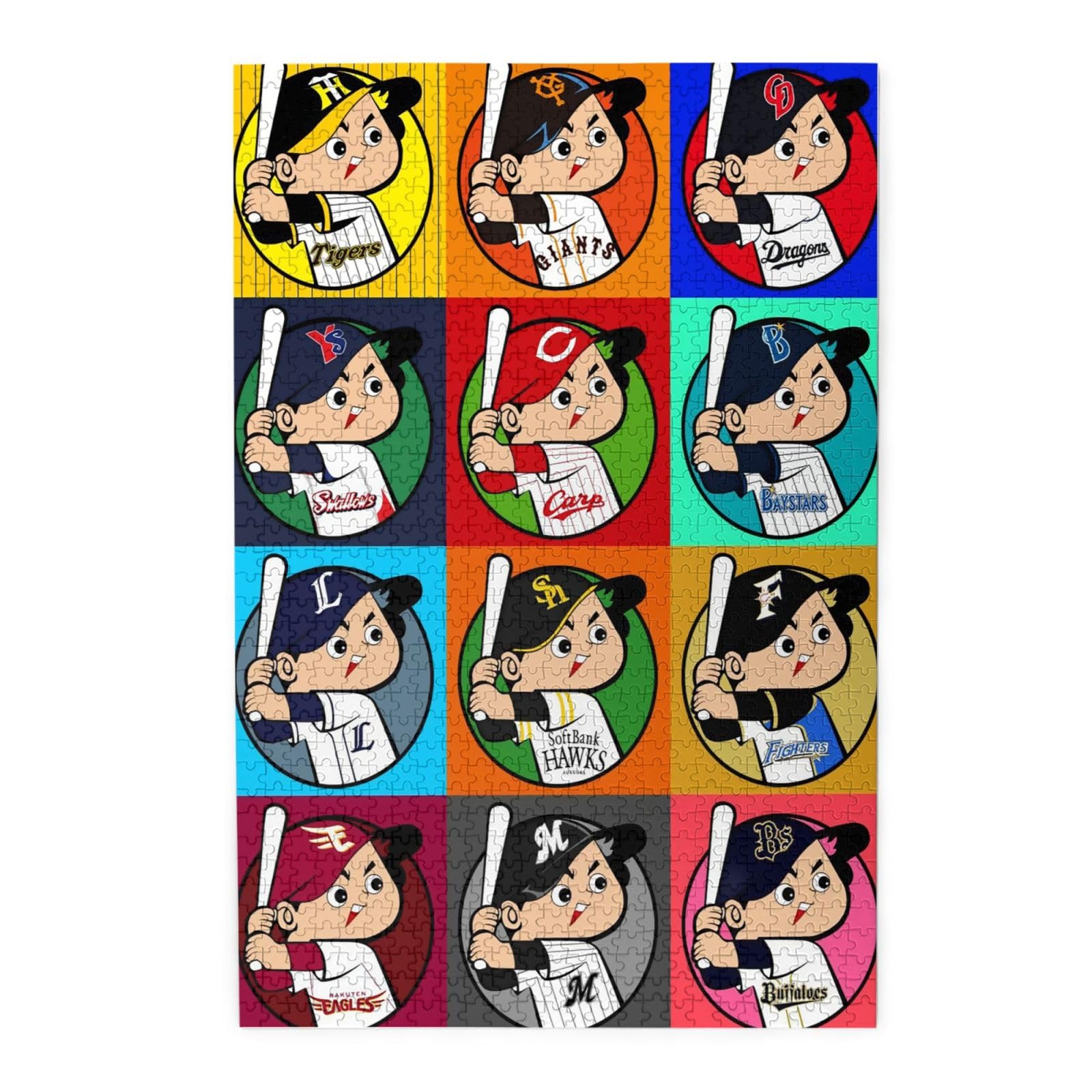 Jリーグ チーム マスコット ジグソーパズル 108ピース 額付き Jリーグ 開幕 記念 ジグソーパズル 1993年 初期 全チーム